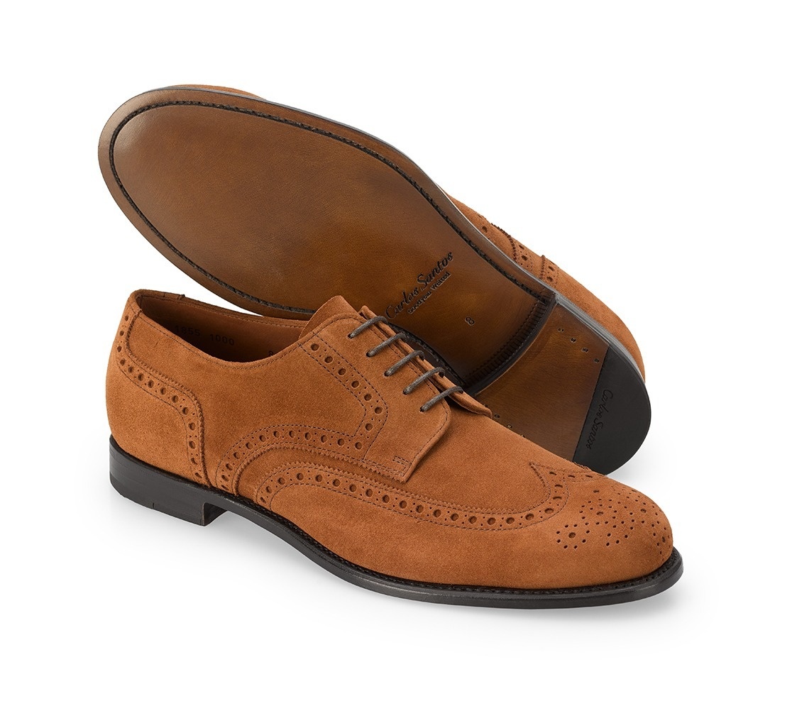 Wingtip Brogue - Derick Suede Brown